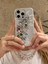 iPhone 15 Pro Uyumlu Renkli Kristal Taşlı Kelebek Kanadı Desenli Şeffaf Kılıf 3