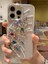 iPhone 15 Pro Uyumlu Renkli Kristal Taşlı Kelebek Kanadı Desenli Şeffaf Kılıf 4