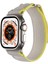 Apple Watch Uyumlu Ultra 49MM Hasır Kordon KRD-106 Strap Kayış-Siyah-Gri 3