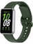 Galaxy Fit 3 Silikon Kordon KRD-110 Strap Kayış-Koyu Yeşil 1