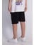 Dmb Yandan Cepli Erkek Şort - Siyah 3