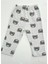 Bebek Pijama Uzun Gri Ayıcık Desen Yenidoğan Çocuk Pijama 5