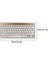 Vorcom S12 10.1" Uyumlu Kablosuz Wireless Pilli Türkçe Q Klavye - Altın 2