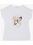 Kelebekli Kız Tişört - Beyaz 1
