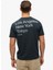 Bisiklet Yaka Baskılı Lacivert Erkek T-Shirt M1011928A98T_CORE Logo Cıty Loose T 4