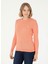 Bisiklet Yaka Slim Fit Somon Kazak Kadın KARLA-BSK24 1