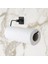 Buffer® Kendiliğinden Yapışkanlı Siyah Paslanmaz Metal Rulo Havluluk Aparat 3