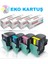 Lexmark CX410E Muadil Toner 4 Renk Set 1