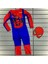 Kırmızı Erkek Çocuk Marvel Spider-Man Kostümü Yeni Örümcek Adam Kostüm Maskeli Polyester 100% Polyester 3