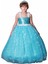 Butik Happy Kids Okul Öncesi Kız Çocuk Frozen Elsa Kostümü Mavi Saten 1