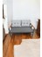 Pi Elize Tekli Bahçe Mobilyası,balkon Mobilyası 2'li 60X120CM Antrasit ve Gri 2