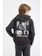 Erkek Çocuk Star Wars Bisiklet Yaka Sırt Baskılı Sweatshirt C9737A824AU 1