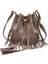 Kadın Çantası Ipli Püsküllü Kova Çanta Omuz Crossbody Çanta (Yurt Dışından) 1