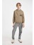 Erkek Çocuk Cepli Yazı Baskılı Kapüşonlu Kalın Okul Sweatshirt C7567A824WN 2