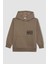 Erkek Çocuk Cepli Yazı Baskılı Kapüşonlu Kalın Okul Sweatshirt C7567A824WN 5