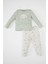 Kız Bebek Pijama Takımı Gökkuşağı Baskılı Uzun Kollu Üst Uzun Alt D1794A524AU 1