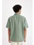 Relax Fit Yazlık Poplin Kısa Kollu Gömlek D8352AX24HS 5