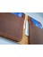Hakiki Deri Tamamen El Emeği Unisex 8 Kart 2 Banknot Alanı Cüzdan 8,5X15CM Kapalı Hali Um2 4