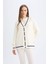 Regular Fit V Yaka Basic Düz Düğmeli Triko Hırka D5030AX24AU 1