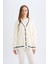Regular Fit V Yaka Basic Düz Düğmeli Triko Hırka D5030AX24AU 3