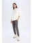 Oversize Geniş Kalıp Kapüşonlu Baskılı Kalın Sweatshirt D5292AX24AU 2