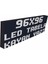 Sanec LED Tabela 96X96CM Tek Taraflı Beyaz Kayan Yazı-Wifi 1