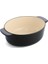 CC006064 Oval Döküm Demir Tencere 30 cm / 5,6 L Onyx Siyah 3