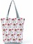 Hemşire Kalp Diş Işareti Özelleştirilmiş Eco Shopper Kadın Çantası Rahat Seyahat Çantası Omuz Çantası Polyester Tote Çanta Estetik (Yurt Dışından) 1
