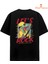 Lets Rock Baskılı Unisex Oversize Tişört 3
