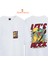 Lets Rock Baskılı Unisex Oversize Tişört 1