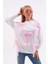 Pulli Collection Pembe Fiyonklu Yeni Sezon Basic Sweatshırt 2