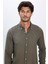 Slim Fit Kışlık Yün Viskon Düz Gömlek 3