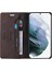 Samsung Galaxy S21 Premium Deri Premium Deri Kickstand Için Kılıf (Yurt Dışından) 3