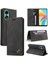 Oppo A78 4g Premium Deri Premium Deri Kickstand Iki Kart Için Kılıf (Yurt Dışından) 1