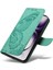Oppo Oppo 12 5g Için Flip Case Ayrılabilir El Kayışı Kabartmalı Kelebek (Yurt Dışından) 5