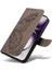 Oppo Oppo 12 5g Için Flip Case Ayrılabilir El Kayışı Kabartmalı Kelebek (Yurt Dışından) 5