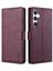 Samsung Galaxy S24 Manyetik Kapatma Anti Kayma Kart Yuvaları Için Flip Case (Yurt Dışından) 1