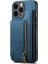 IPhone 15 Için Kılıf Pro Max Vintage Fermuar Cüzdan Standı Fonksiyonu Katlanabilir (Yurt Dışından) 3