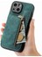 IPhone 15 Için Kılıf Katlanabilir Arka Kapak Vintage Fermuar Cüzdan Standı Fonksiyonu (Yurt Dışından) 2