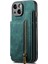 IPhone 15 Için Kılıf Katlanabilir Arka Kapak Vintage Fermuar Cüzdan Standı Fonksiyonu (Yurt Dışından) 3