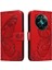 Kredi Kartı Yuvası ile Realme 12 Artı Kabartmalı Kelebek Için Flip Case Yüksek (Yurt Dışından) 3