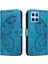 Kredi Kartı Yuvası El ile Onur X6 5g Kabartmalı Kelebek Için Flip Case (Yurt Dışından) 1