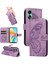 Kredi Kartı Yuvası Kabartmalı Kelebek El ile Oppo A78 4g Için Flip Case (Yurt Dışından) 1