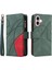 IPhone 16 Için Dokuz Kart Yuvaları Kart Yuvası ile Iki Renkli Dikiş (Yurt Dışından) 1