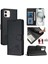 IPhone 12 Mini Kedi Rfıd Cüzdan Kapak Çevirin Kart Yuvası Tutucu (Yurt Dışından) 1