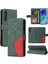 Samsung Galaxy M55 Dikiş Renk Flip Folio Kitap Için Flip Case Kart ile (Yurt Dışından) 5
