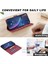 IPhone 13 Için Flip Case Pro Max Manyetik Cüzdan Rfıd Engelleme Pu Deri (Yurt Dışından) 3