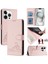 IPhone 14 Için Kılıf Pro Max Kedi Rfıd Kart Yuvası Tutucu Kickstand Cüzdan Flip (Yurt Dışından) 5