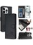 IPhone 15 Için Kılıf Pro Max Kart Yuvası Tutucu Kickstand Cüzdan Kapak Çevirin (Yurt Dışından) 5