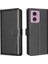Motorola Moto G24 Için Flip Case Pu Deri Kart Tutucu Kickstand Manyetik (Yurt Dışından) 5